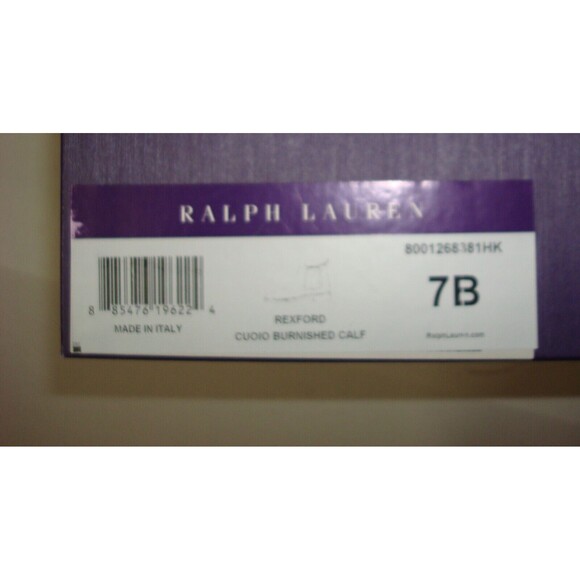 New Womens 7 8 8.5 NIB Ralph Lauren Collection Rexford Brown Leather Boot Italy - Picture 11 of 16